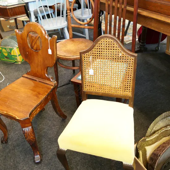 HARLEQUIN SET OF 4 CHAIRS (FAULTS)