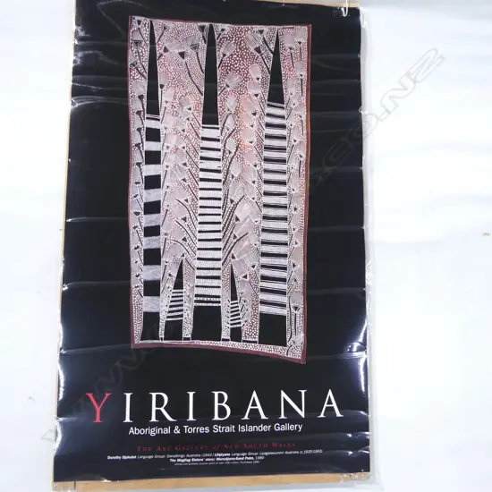 YIRIBANA GALLERY POSTER, LAMINATED ON CUSTOM FRAME 1010x610mm