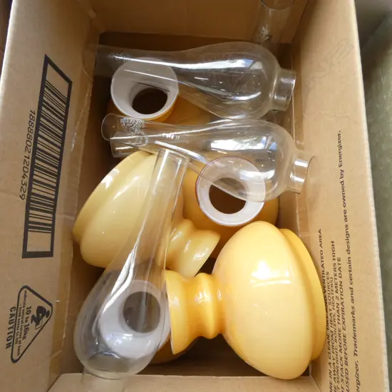 ASST. LANTERN GLASS PCES