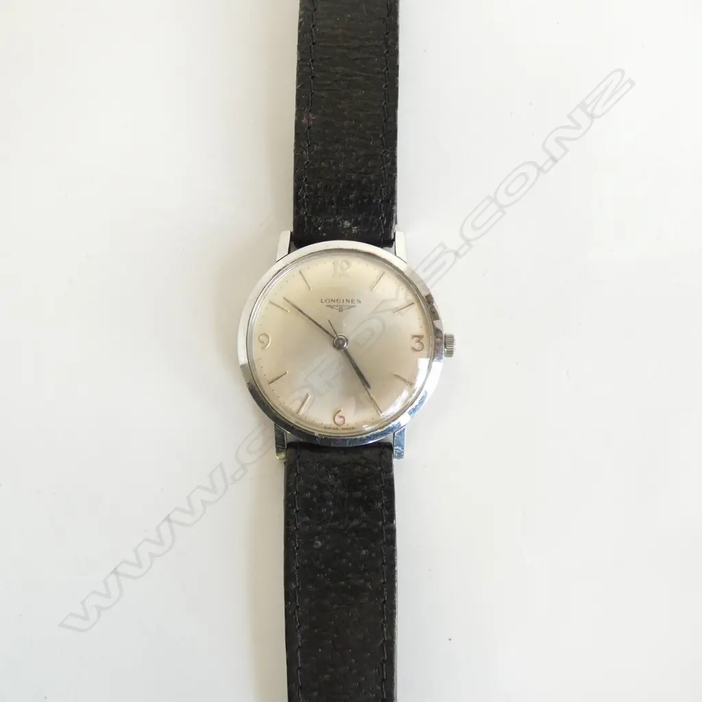 LONGINES VINTAGE GENT'S WRISTWATCH STAINLESS STEEL running Image 1++