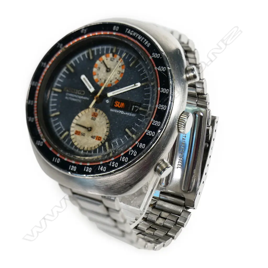 Vintage 1972 Seiko 'UFO' gent's chronograph wristwatch, Image 1++