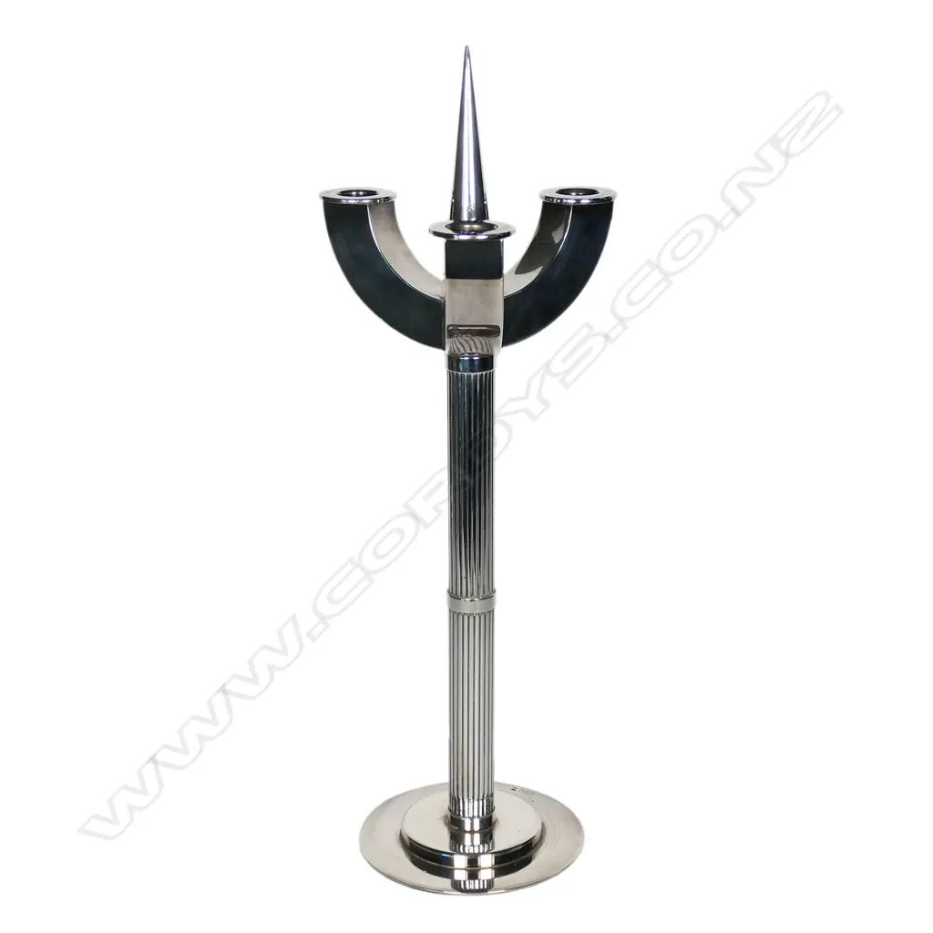 A 1990s Sawaya and Moroni silver candelabra, Image 1++