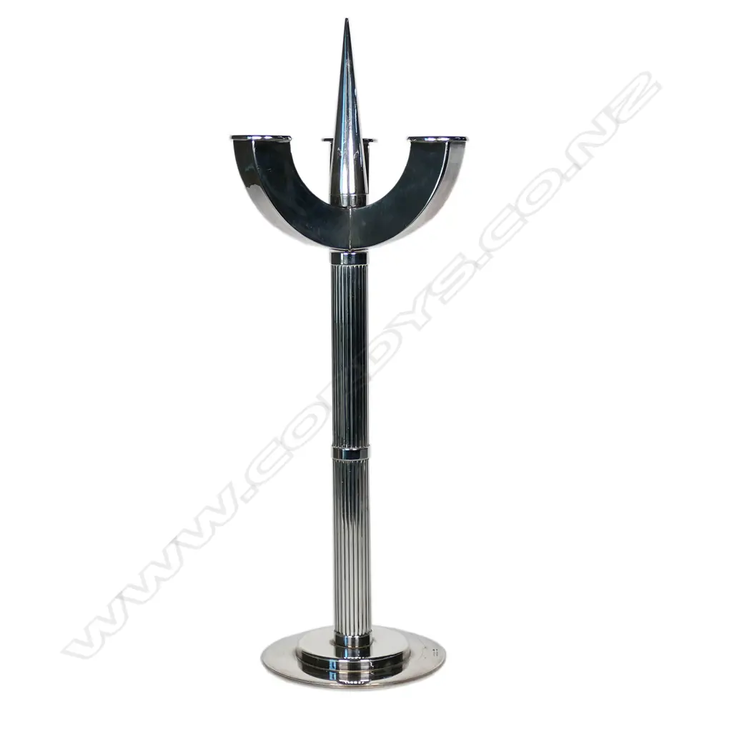 A 1990s Sawaya and Moroni silver candelabra, Image 1++