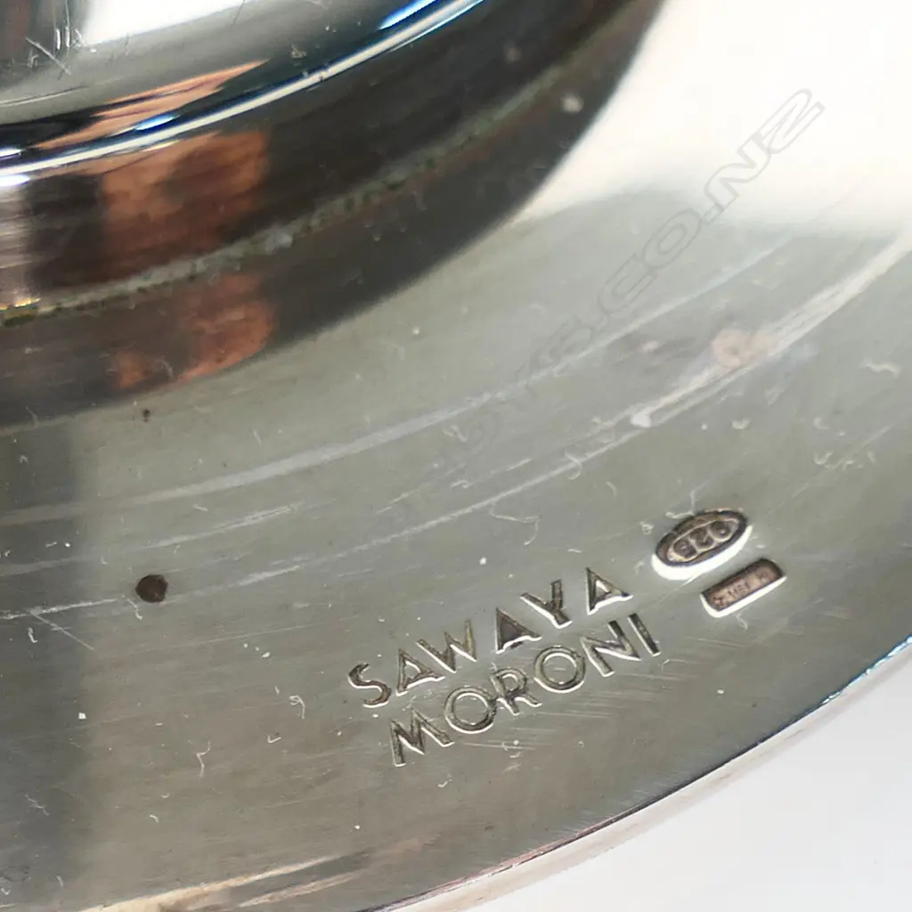 A 1990s Sawaya and Moroni silver candelabra, Image 1++