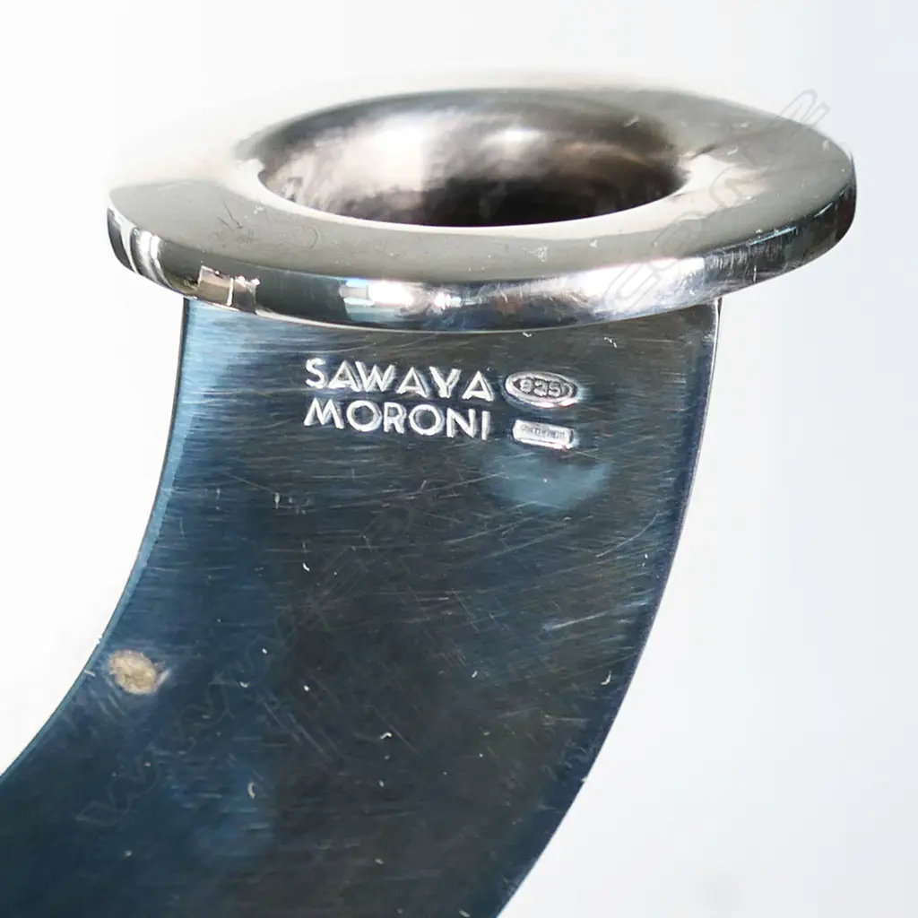 A 1990s Sawaya and Moroni silver candelabra, Image 1++