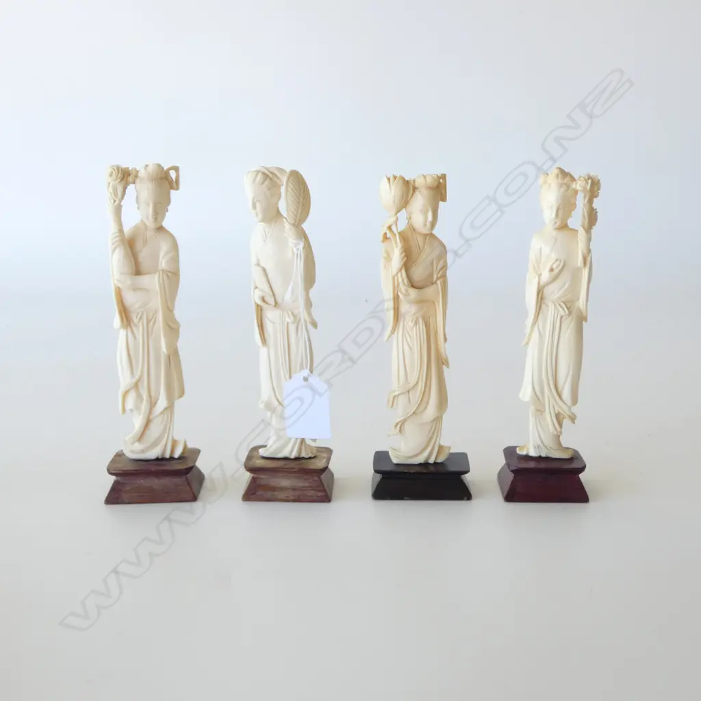 4 ORIENTAL IVORY WOMEN H.175mm Image 1++
