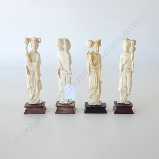 4 ORIENTAL IVORY WOMEN H.175mm
