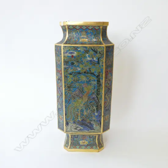 GOOD REPRODUCTION QING DYNASTY CLOISONNE VASE H.400mm