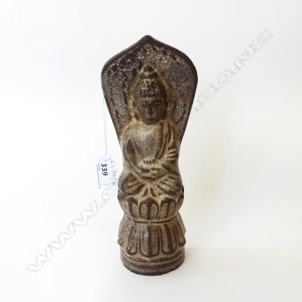 ORIENTAL CRACKLE GLAZE FIGURE H.220mm Image 1++