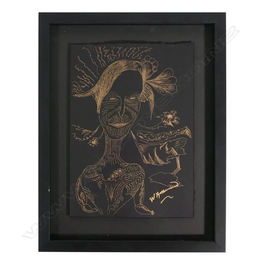 BILL HAMMOND, UNTITLED, SCREENPRINT ON PAPER, SIGNED, 7/50, 290 x 210mm Image 1++