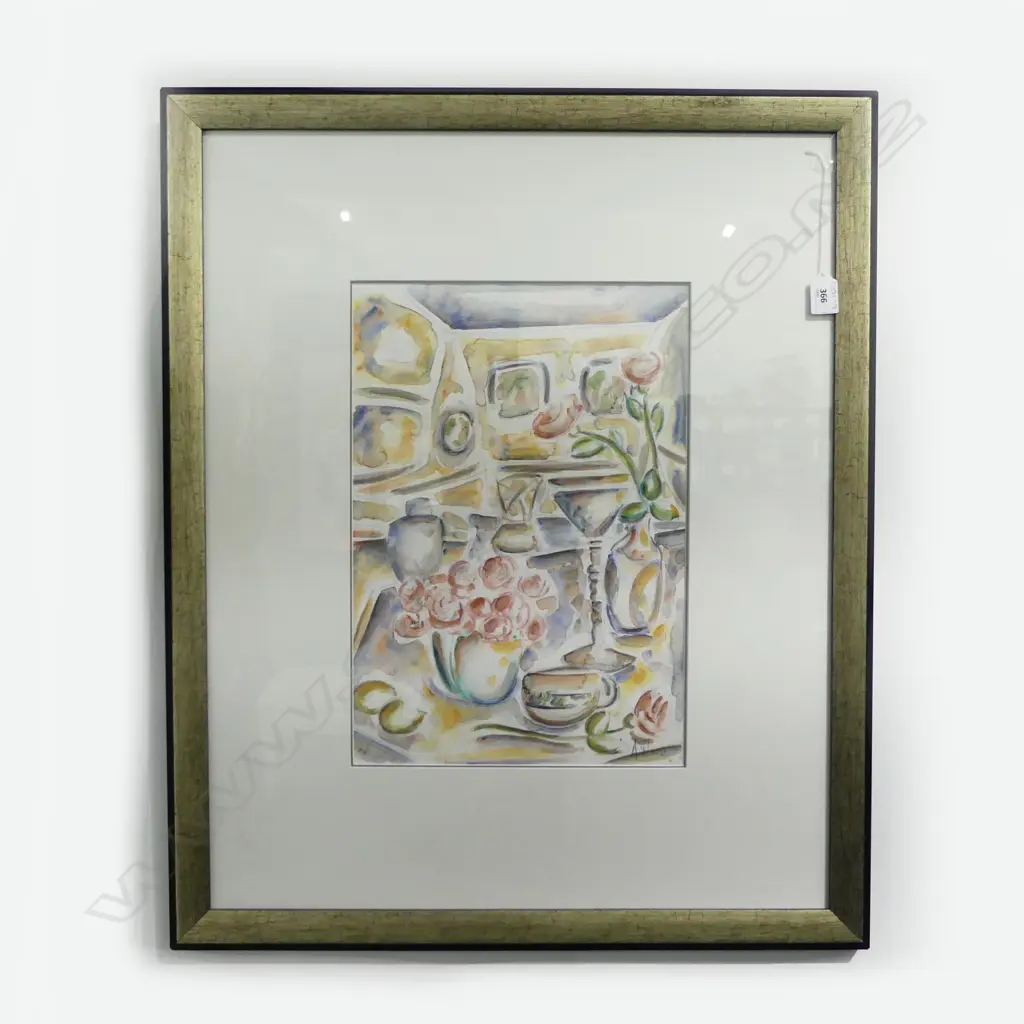 AGNES WOOD (1921-2013), STILL LIFE, WATERCOLOUR, 440x300mm Image 1++