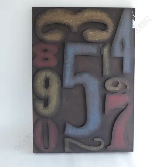 METAL NUMBERS ARTWORK 705x495mm