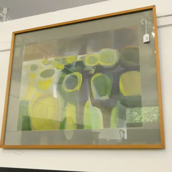 JOHN RITCHIE (NZ 1917-2001) - ABSTRACT WATERCOLOUR - 400 x 530mm