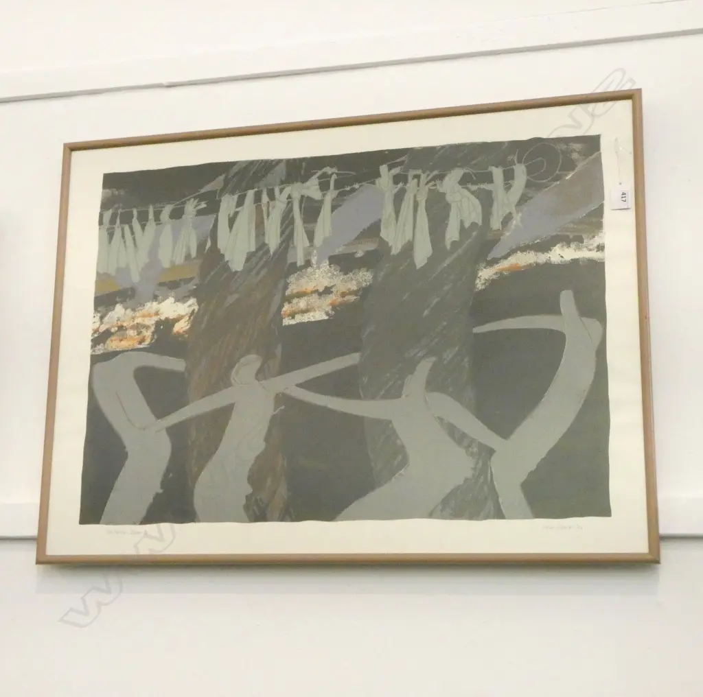 ALAN COWIE (Scotland b.1950) 'The Farmers Dream' 8/24 ltd.ed. lithograph 480 x 680 Image 1++