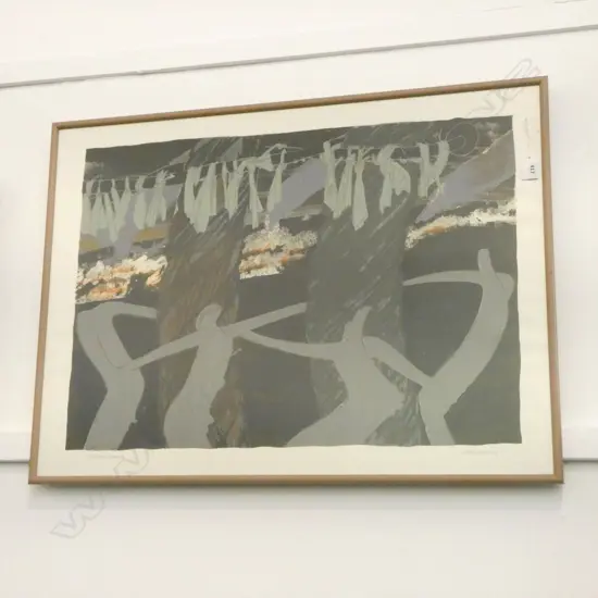 ALAN COWIE (Scotland b.1950) 'The Farmers Dream' 8/24 ltd.ed. lithograph 480 x 680