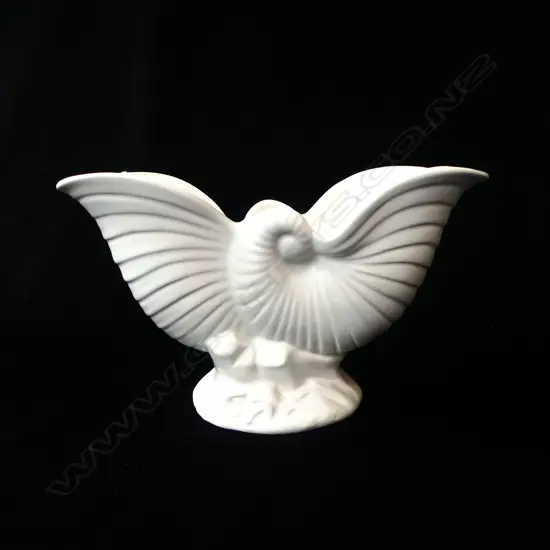 LARGE CROWN LYNN NAUTILUS VASE L.285mm