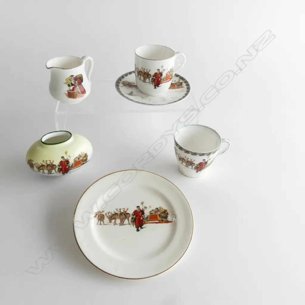 6 PCES ASST RD CHRISTMAS CHINA H.60mm Image 1++