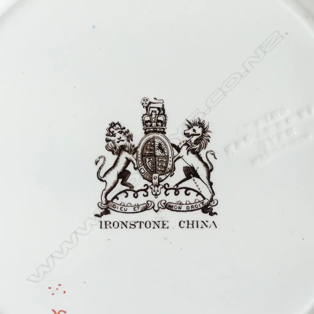 PR ANTIQUE 'ASHWORTH REAL IRONSTONE CHINA' SOUP BOWLS 265mm dia Image 1++