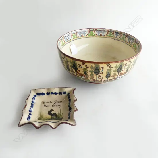 ROYAL DOULTON SAMPLER BOWL 235mm dia, TORQUAY DISH