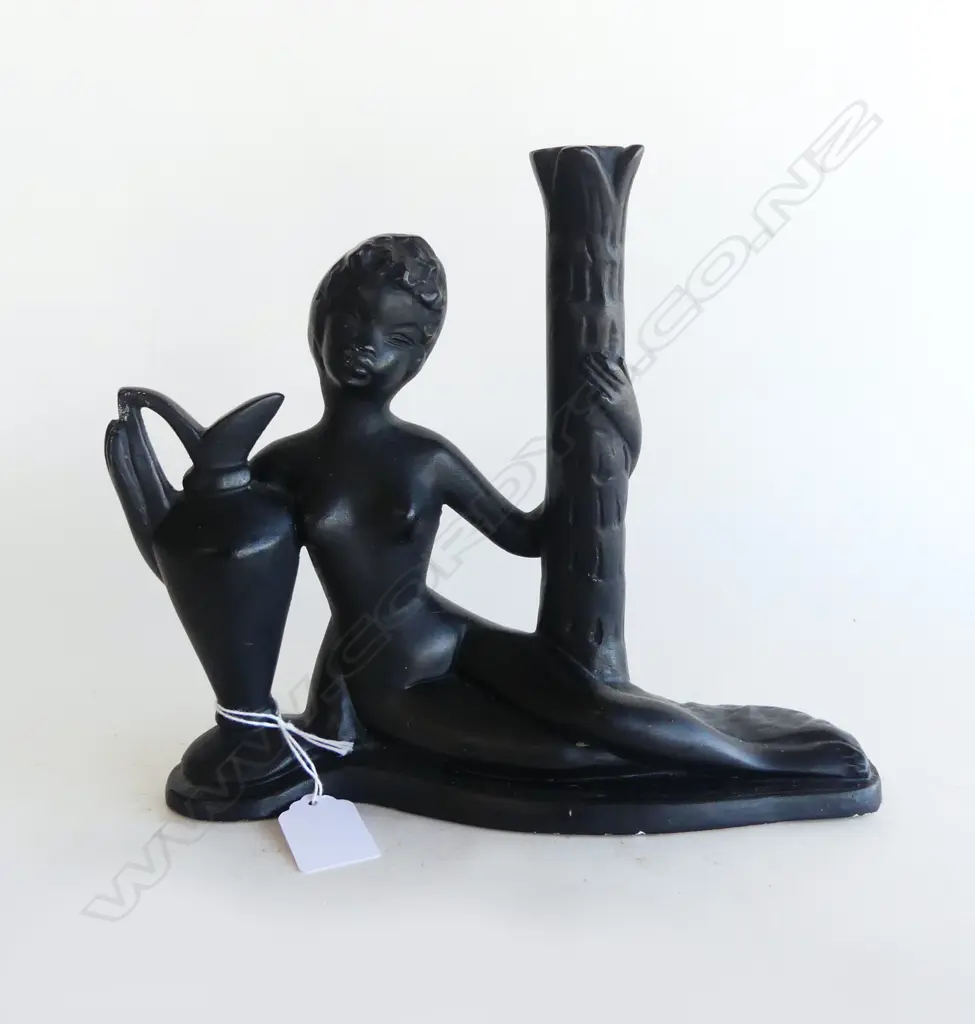 BLACK PLASTER FIGURINE H.210mm Image 1++
