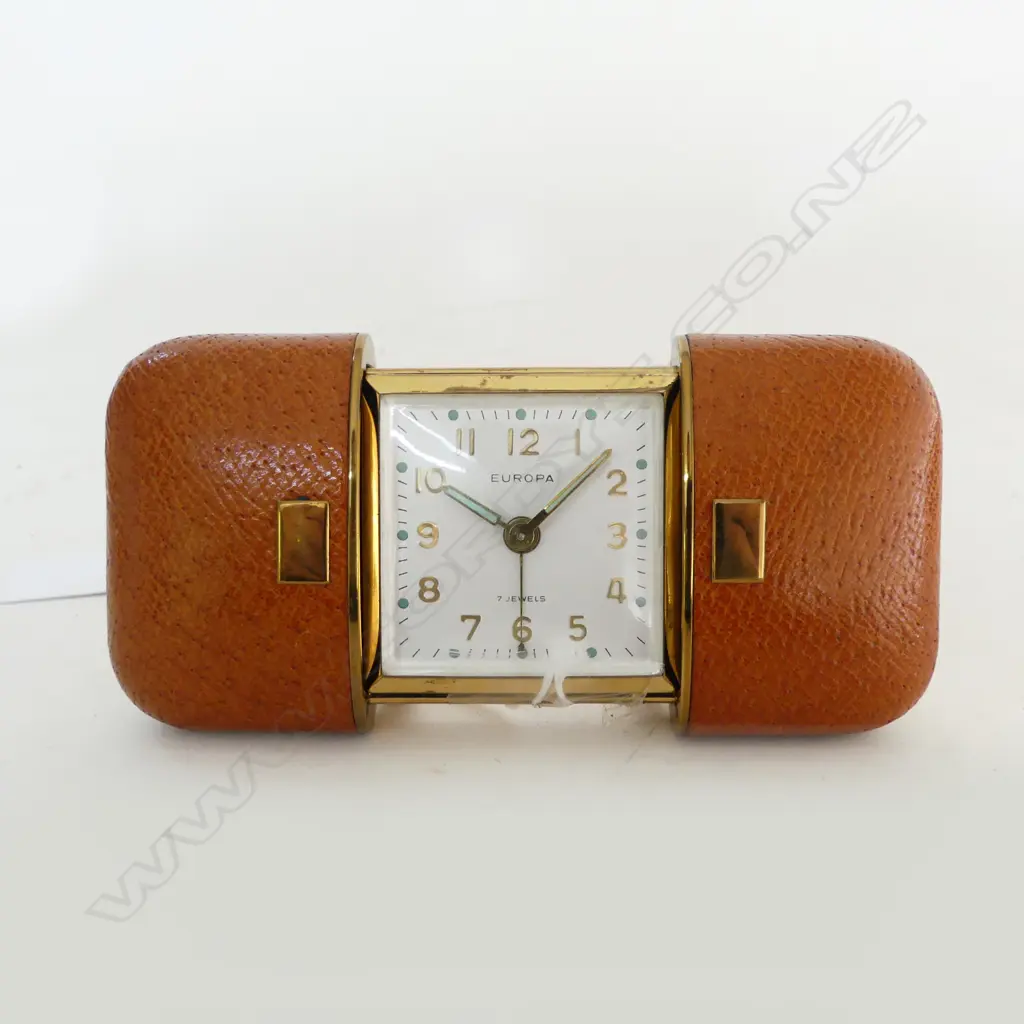 C.1950s EUROPA TRAVEL CLOCK L.80mm Image 1++