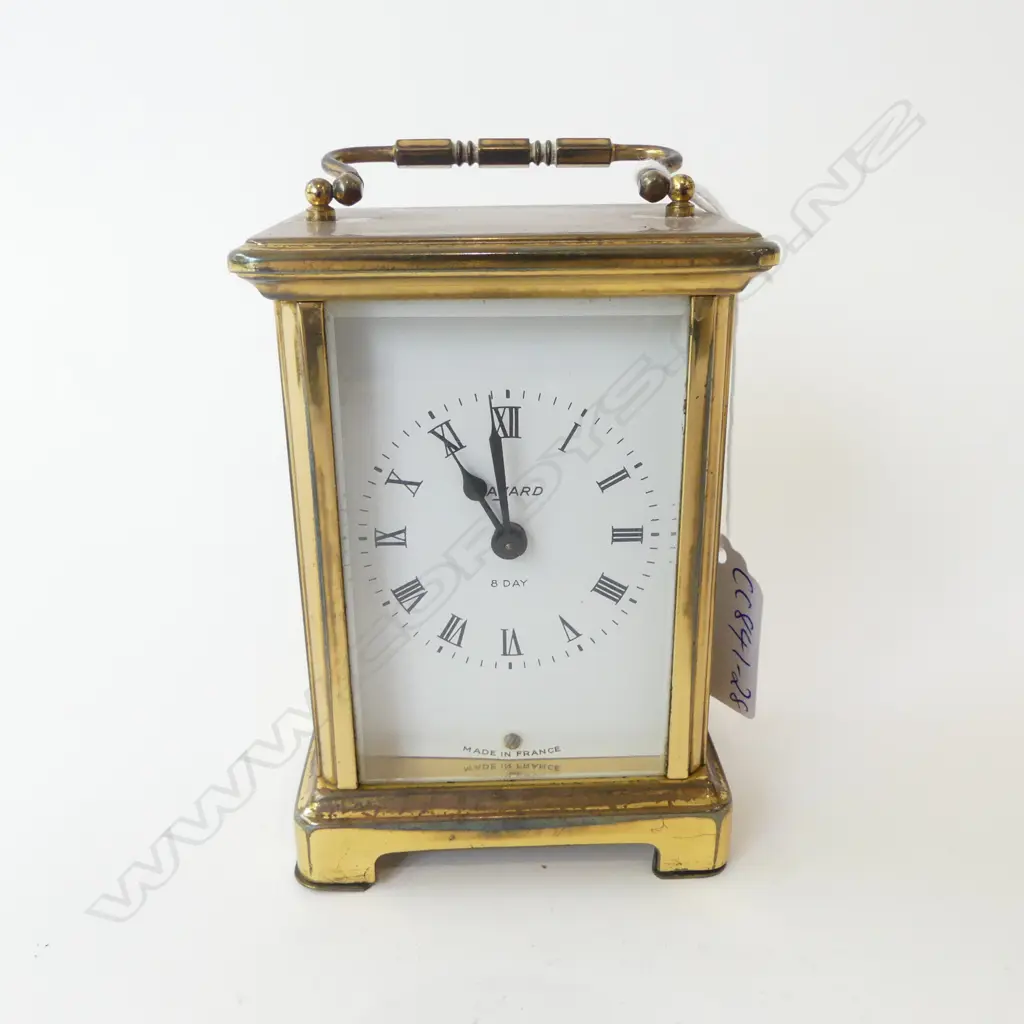 FRENCH CARRIAGE CLOCK, H.140mm (tickng well) Image 1++