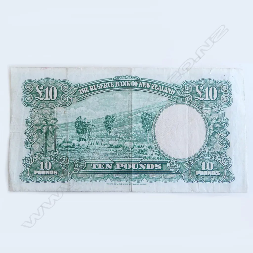 NZ 10 POUND BANK NOTE, WILSON 19553-56 Image 1++