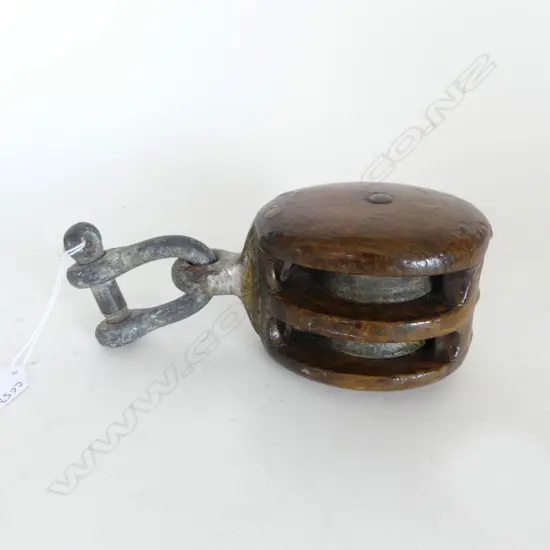 VINTAGE OAK  DOUBLE SAILORS PULLY L200 W80MM