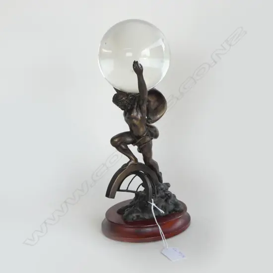 STUART MARK FELDMAN BRONZE 'ATLAS' H.310mm