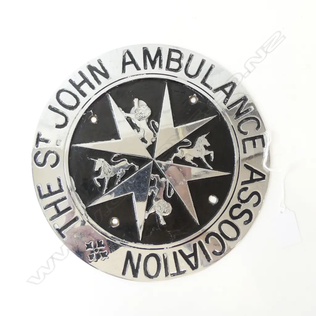  ST JOHN AMBULANCE PLAQUE Dia.215mm Image 1++