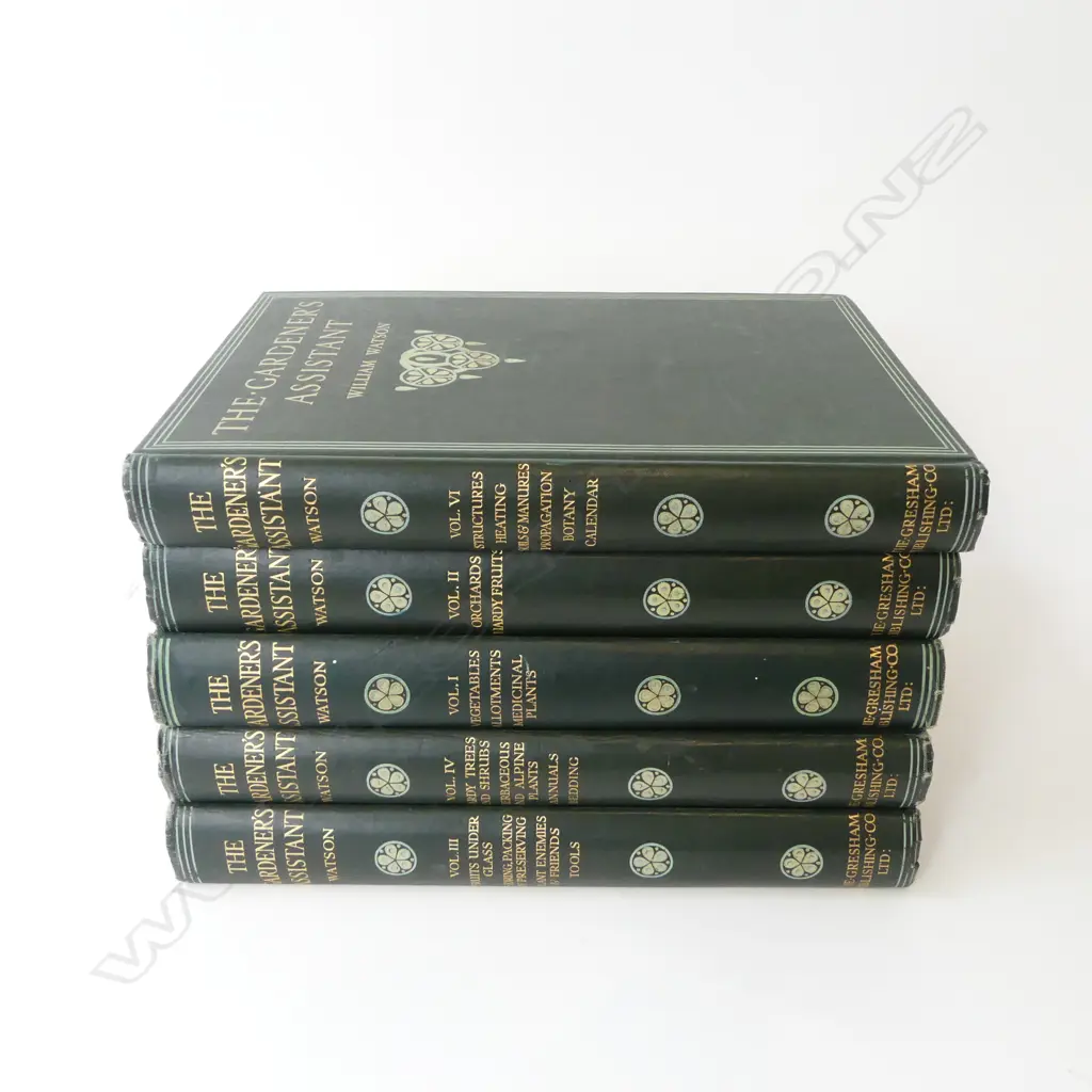 5 VOLUMES OF 'THE GARDENERS ASSISTANT'  Image 1++