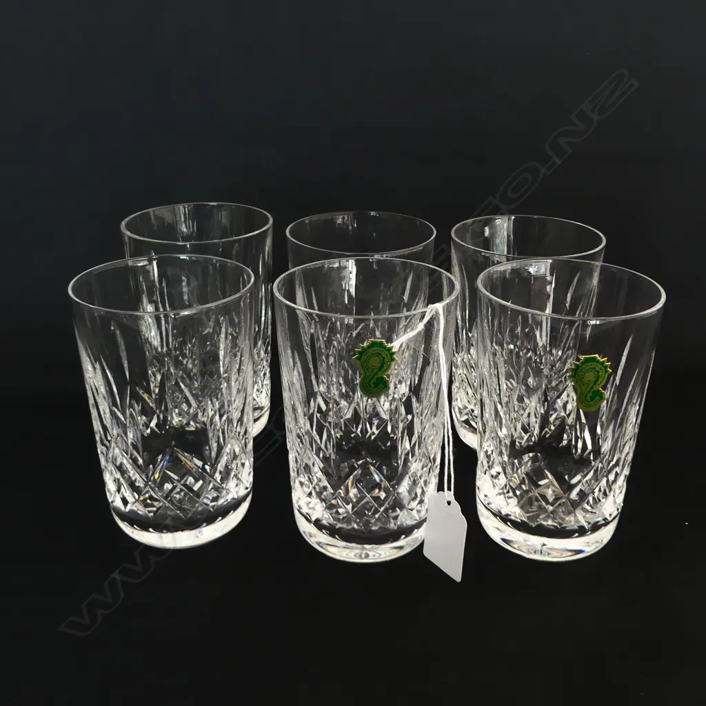 6 WATERFORD 'LISMORE' TUMBLERS H.120mm Image 1++