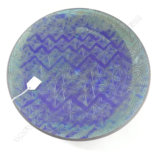 STEVEN SCHOLEFIED ROCKET POTTERY SHALLOW BOWL D 340mm small chip