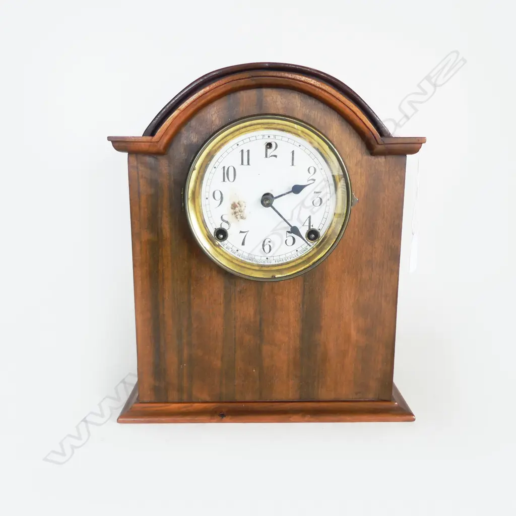 ANTIQUE SESSIONS CONN USA MAHOGANY MANTLE CLOCK H310MM Image 1++