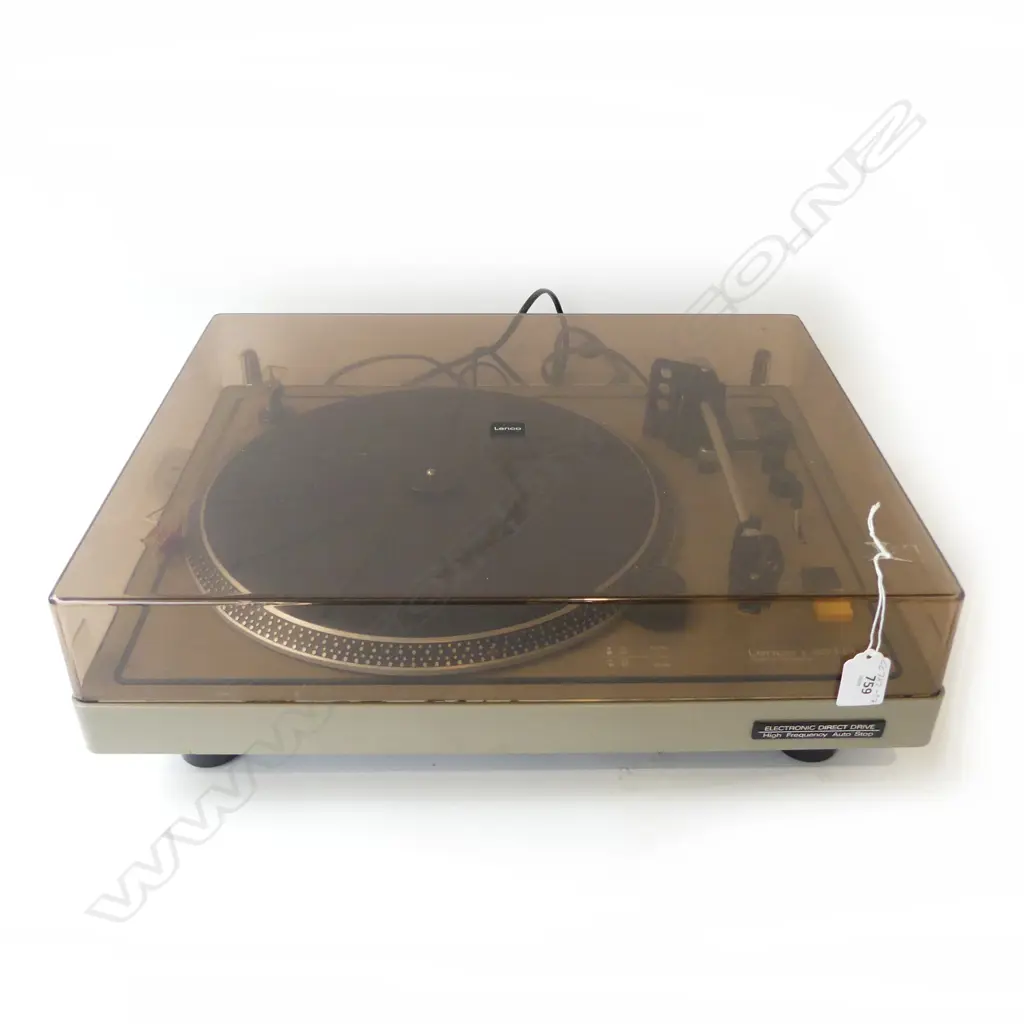 LENCO TURNTABLE L833 DD, ELECTRONIC DIRECT DRIVE Image 1++