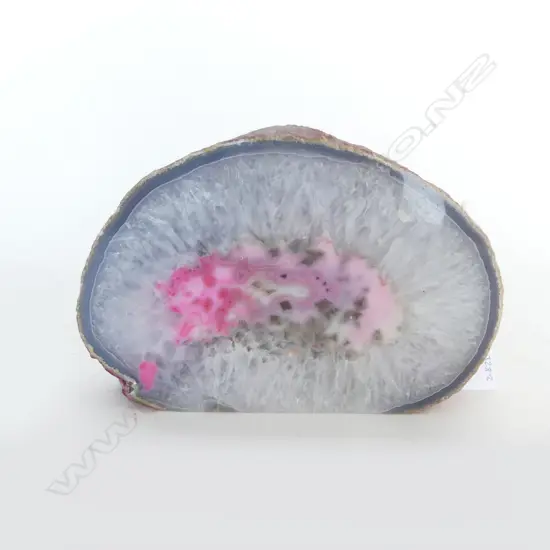 DYED AGATE SLICE H.160mm