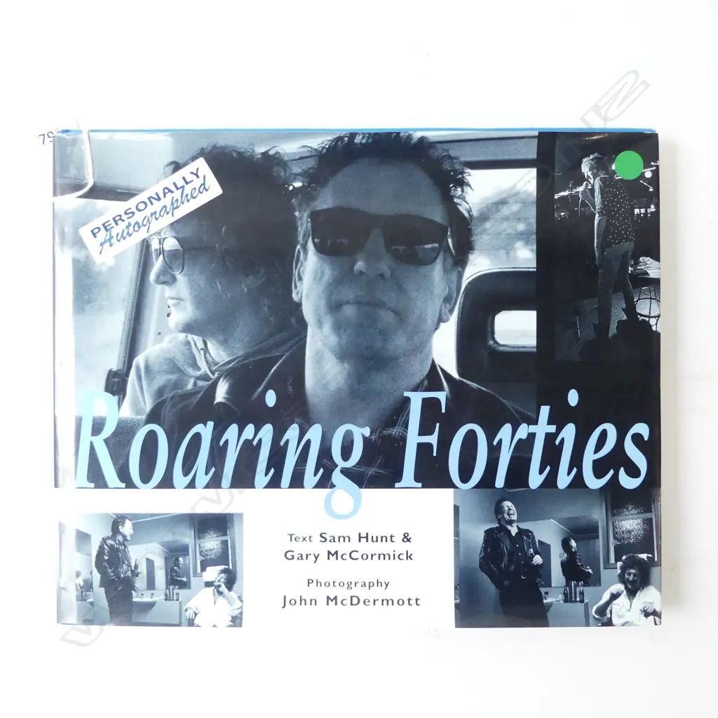 BOOK 'ROARING FORTIES' BY SAM HUNT & GARY McCORMICK, SIGNED BY BOTH Image 1++