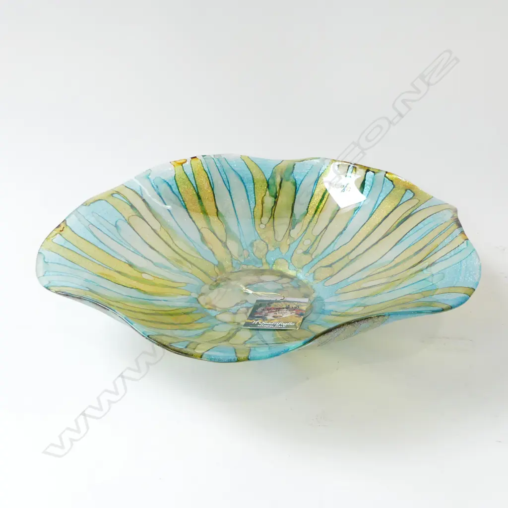 ITALIAN GLASS BOWL Dia.350mm Image 1++