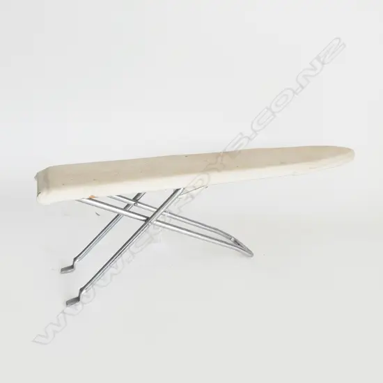 ANDERSAY VINTAGE MINI 'IRONING TABLE' FOR IRONING SLEEVES AND LACE folding base. Labelled. L470mm.
