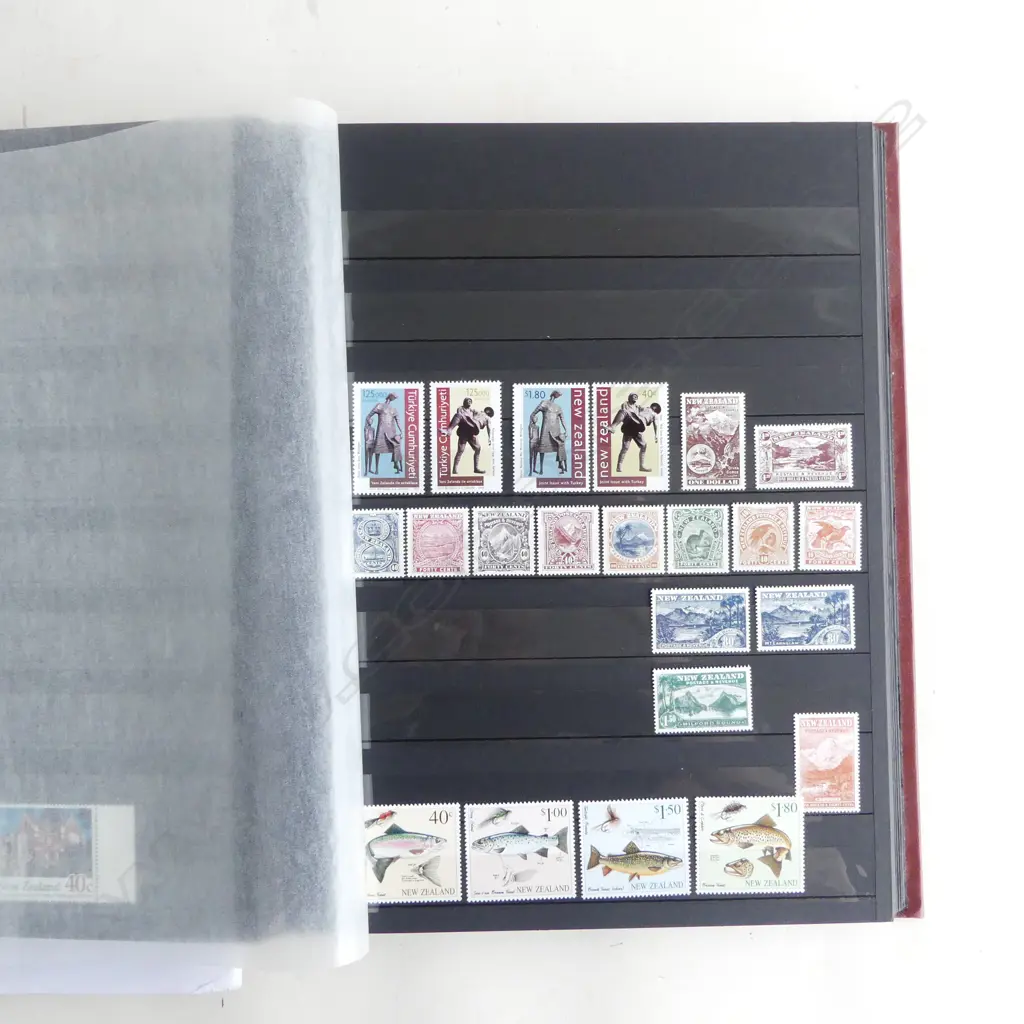 NZ MINT DECIMAL STAMP COLLECTION $250+ FACE VALUE  Image 1++