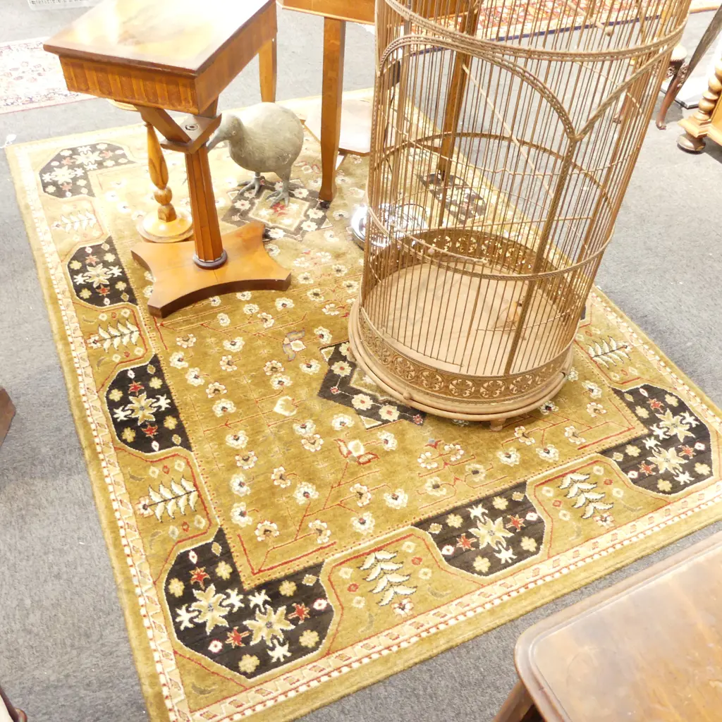 MACHINED WOOL PILE RUG 2280x1640mm Image 1++