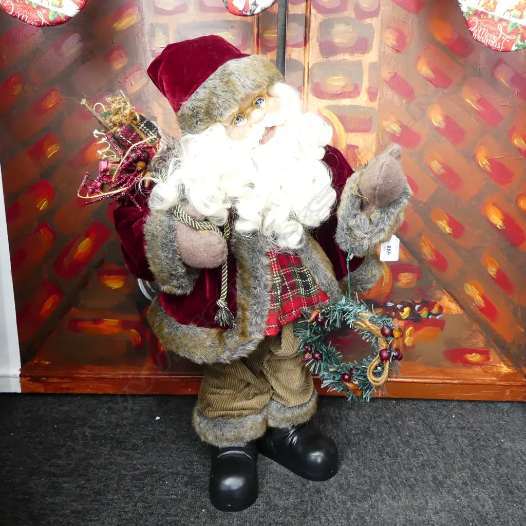 VINTAGE SANTA CLAUS FIGURE H.600mm Image 1++