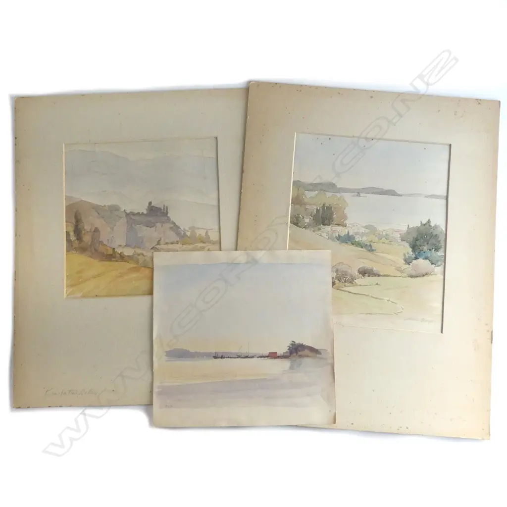 THREE CONNIE LLOYD WATERCOLOUR SKETCHES Image 1++