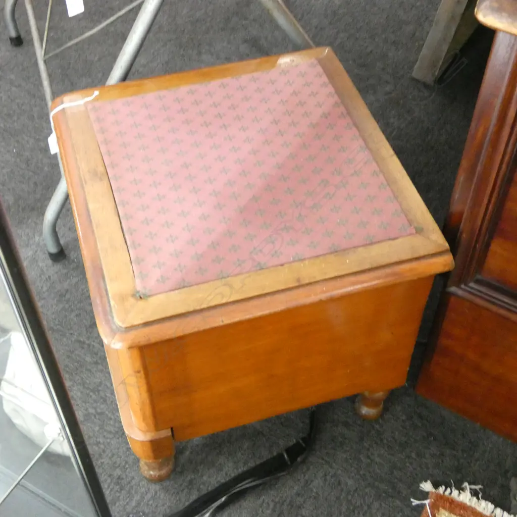 ANTIQUE MAHOGANY COMMODE 480x450x420mm Image 1++