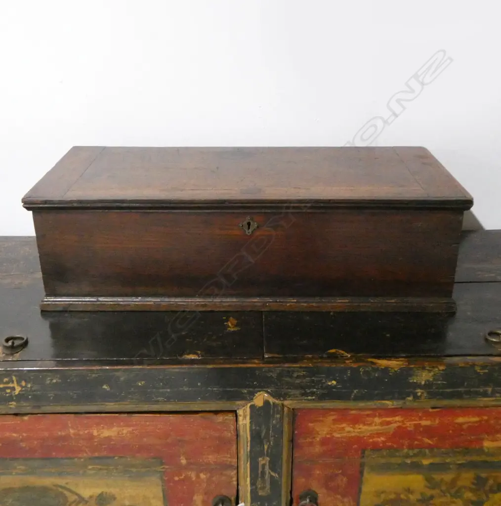 SMALL OAK STORAGE BOX 670 X 310 X 190mm FAULTS Image 1++
