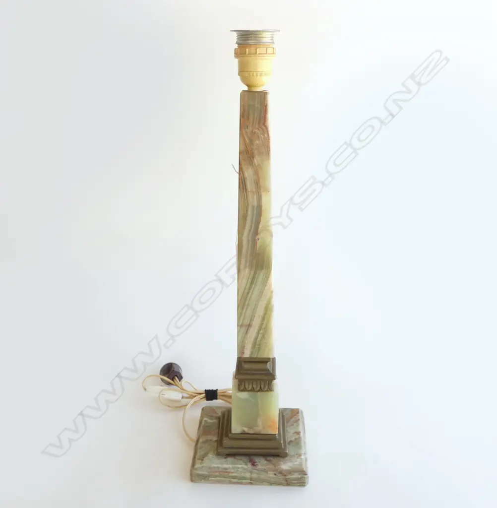 ONYX COLUMN TABLE LAMP BASE H.540mm Image 1++