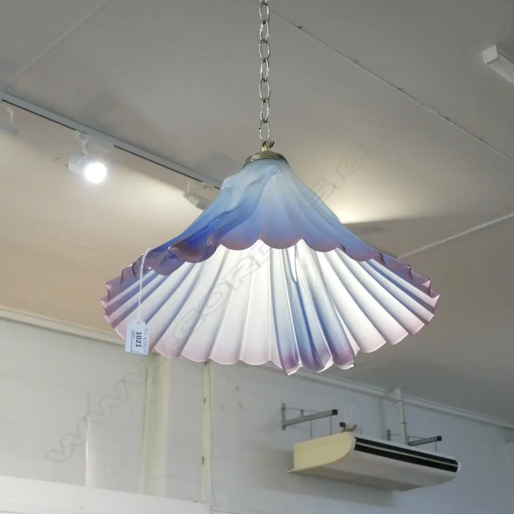 ART GLASS LIGHT SHADE FITTING 430mm dia Image 1++