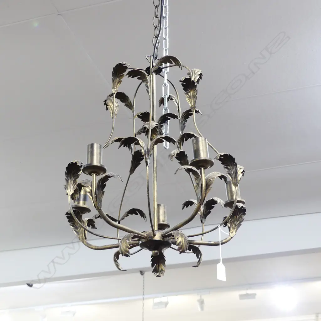 RUSTIC 5 LIGHT CHANDELIER H.530mm Image 1++