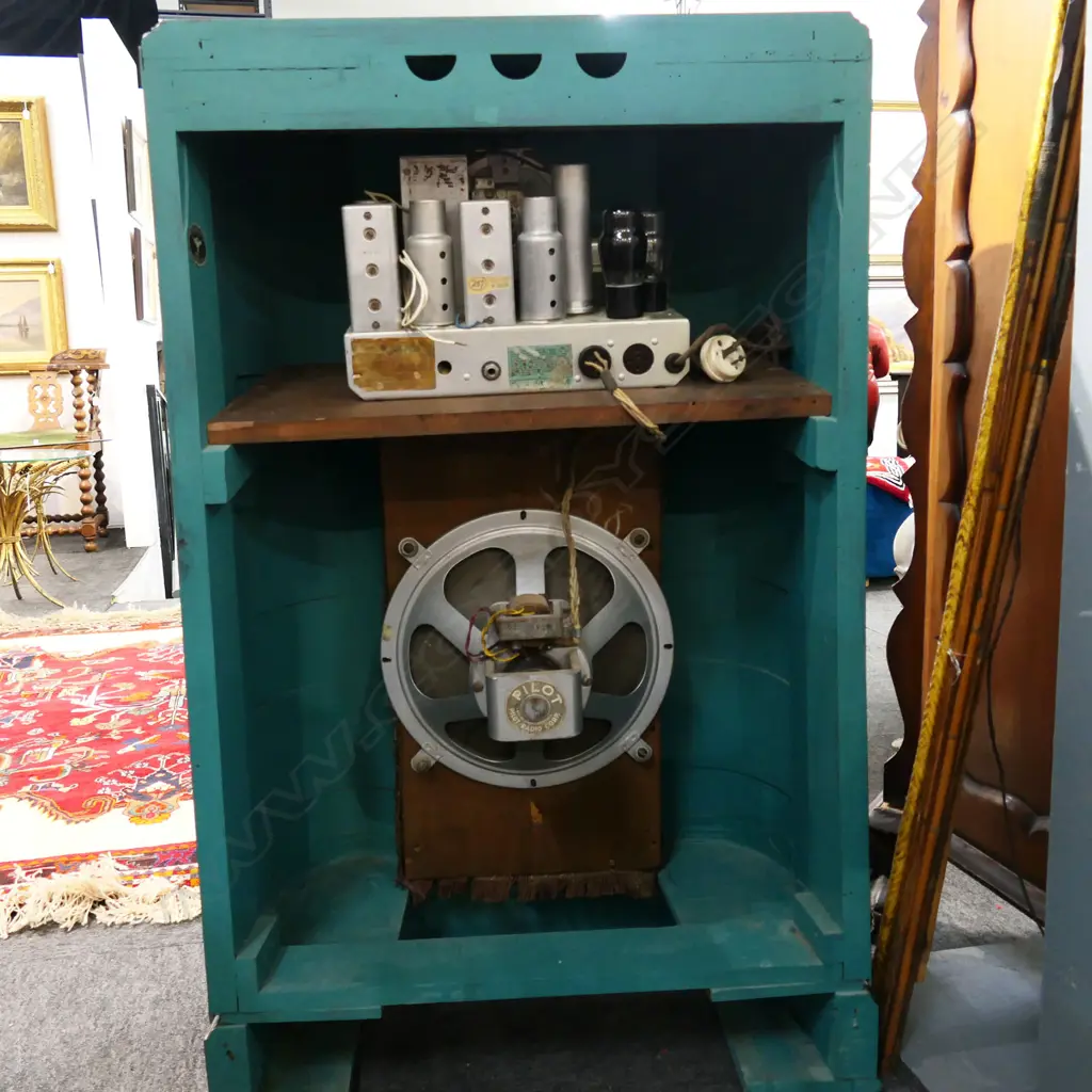 1935 TOMBSTONE US PILOT RADIO MODEL 63 WORKING 580x330x980mm Image 1++