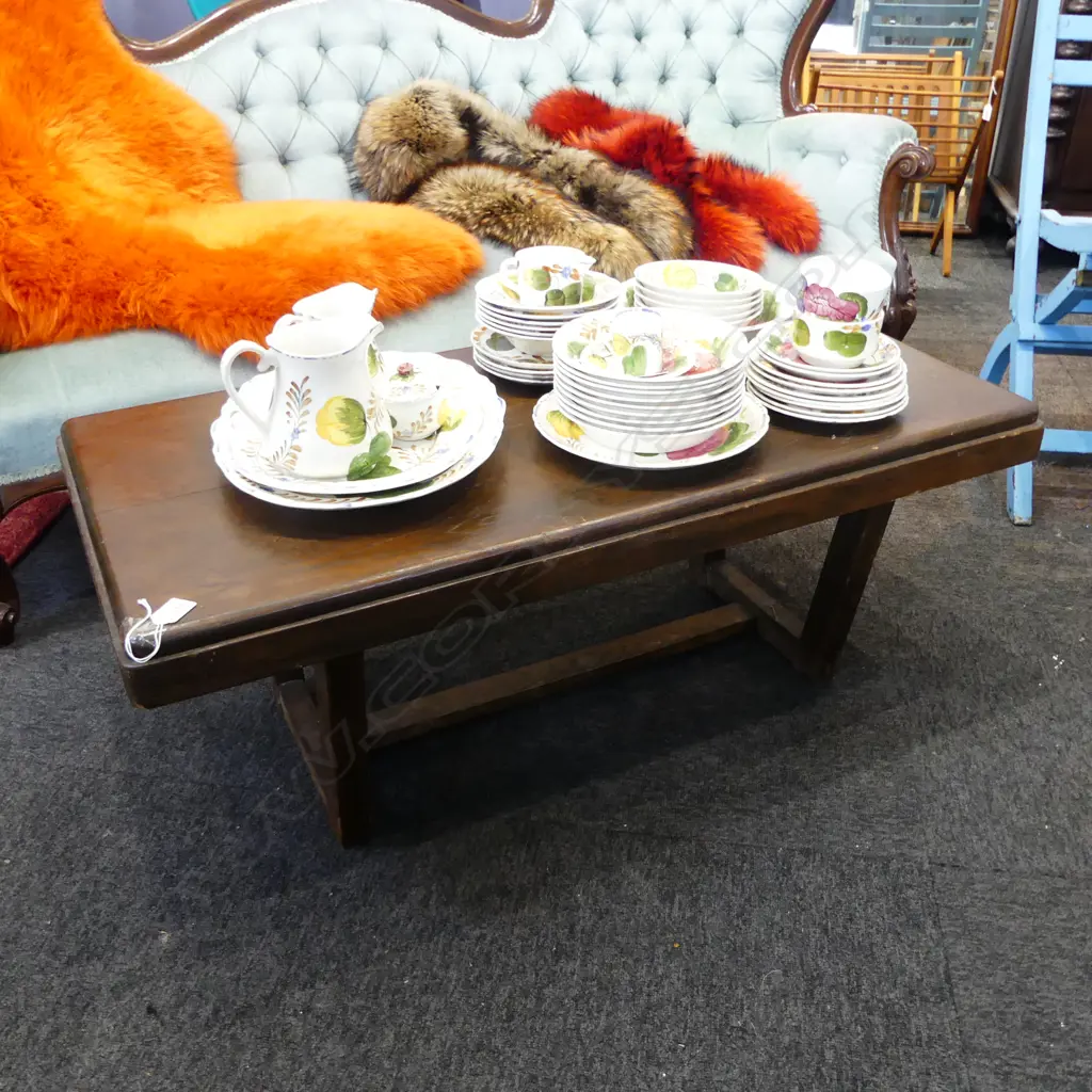 MAHOGANY COFFEE TABLE 1020x490x420mm Image 1++